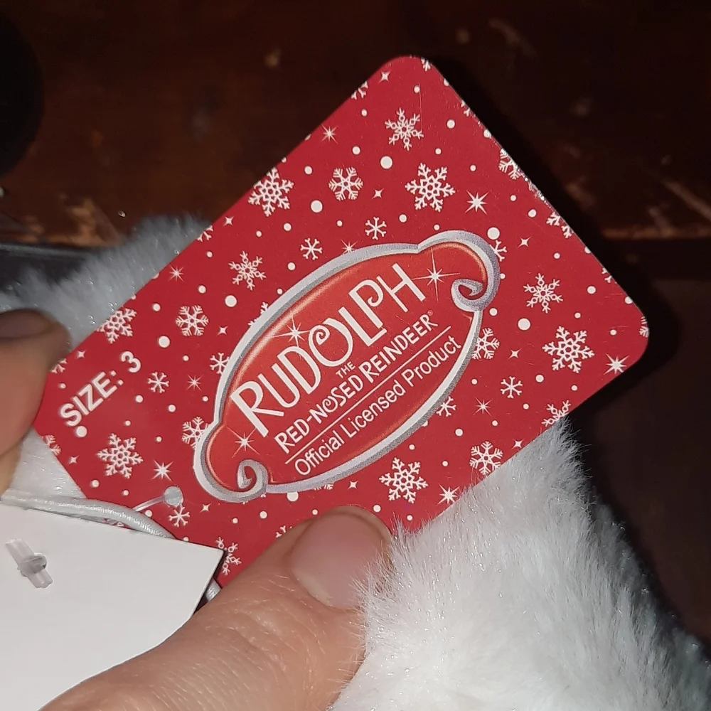 🍀3/15 Rudolph Christmas Slippers - Picture 5 of 5